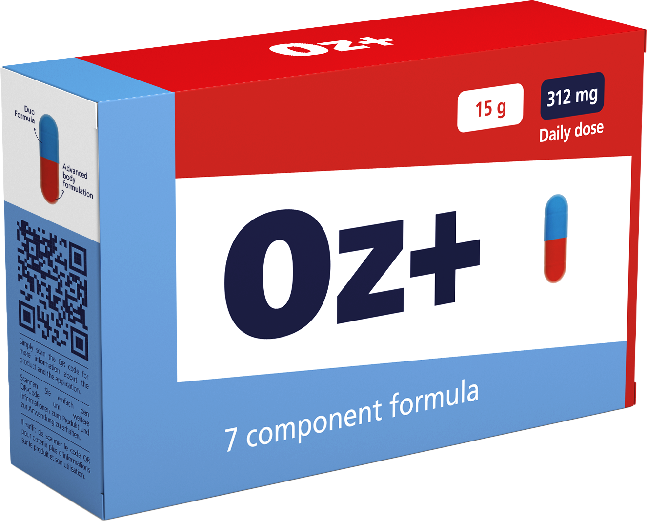 Ozem Nahrungsergänzungsmittel – Oz+ 7-Komponenten-Formel